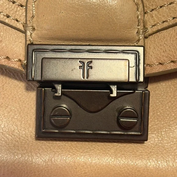 Frye Beige Nude Leather Mini Bag - Picture 5 of 8